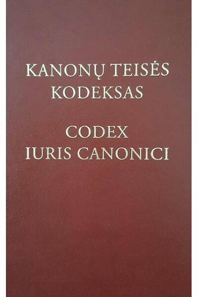 Kanonų teisės kodeksas. Codex Iuri Canonici